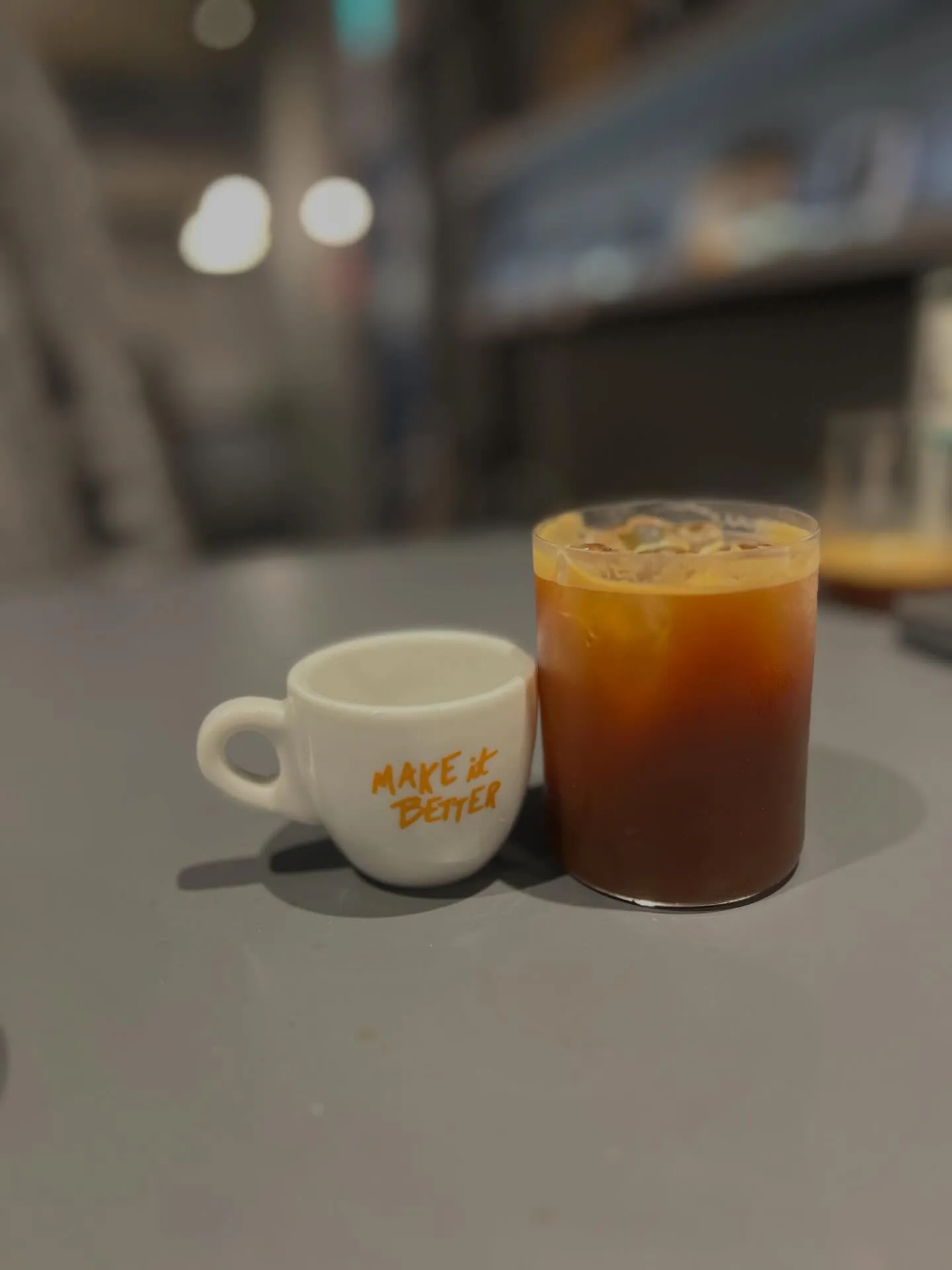 Matcha Latte and Long Black ar...