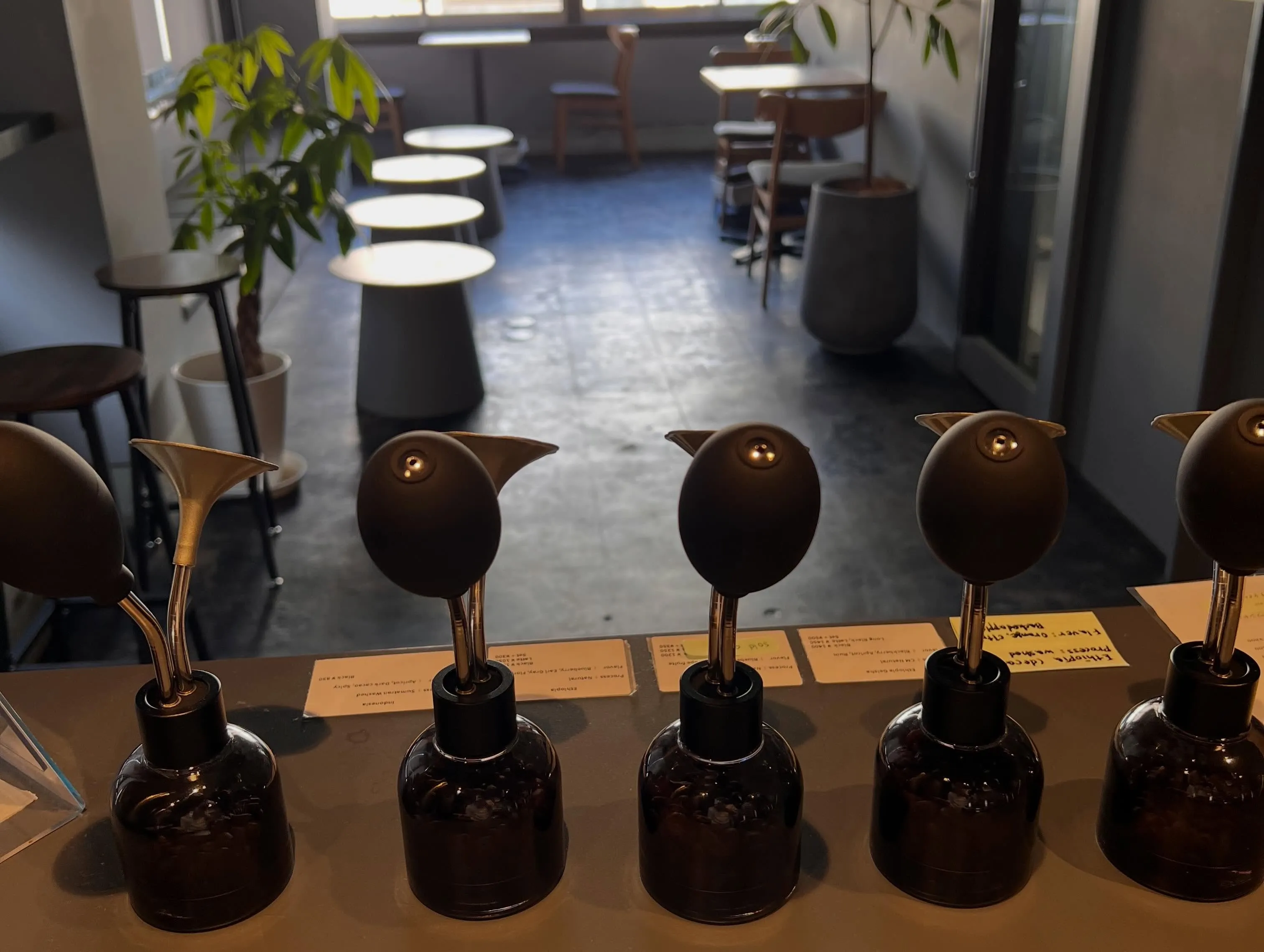 ちょっとずつコーヒーが入れ替わりしておりますので、その時々の...